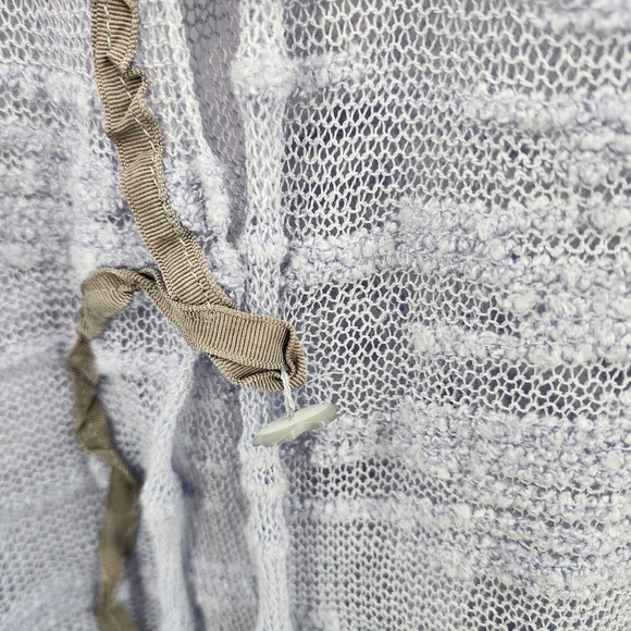 Neesh by DAR Women's Textured Knit Lace Up Button Closure Cardigan Sweater - M/L - Picture 9 of 12